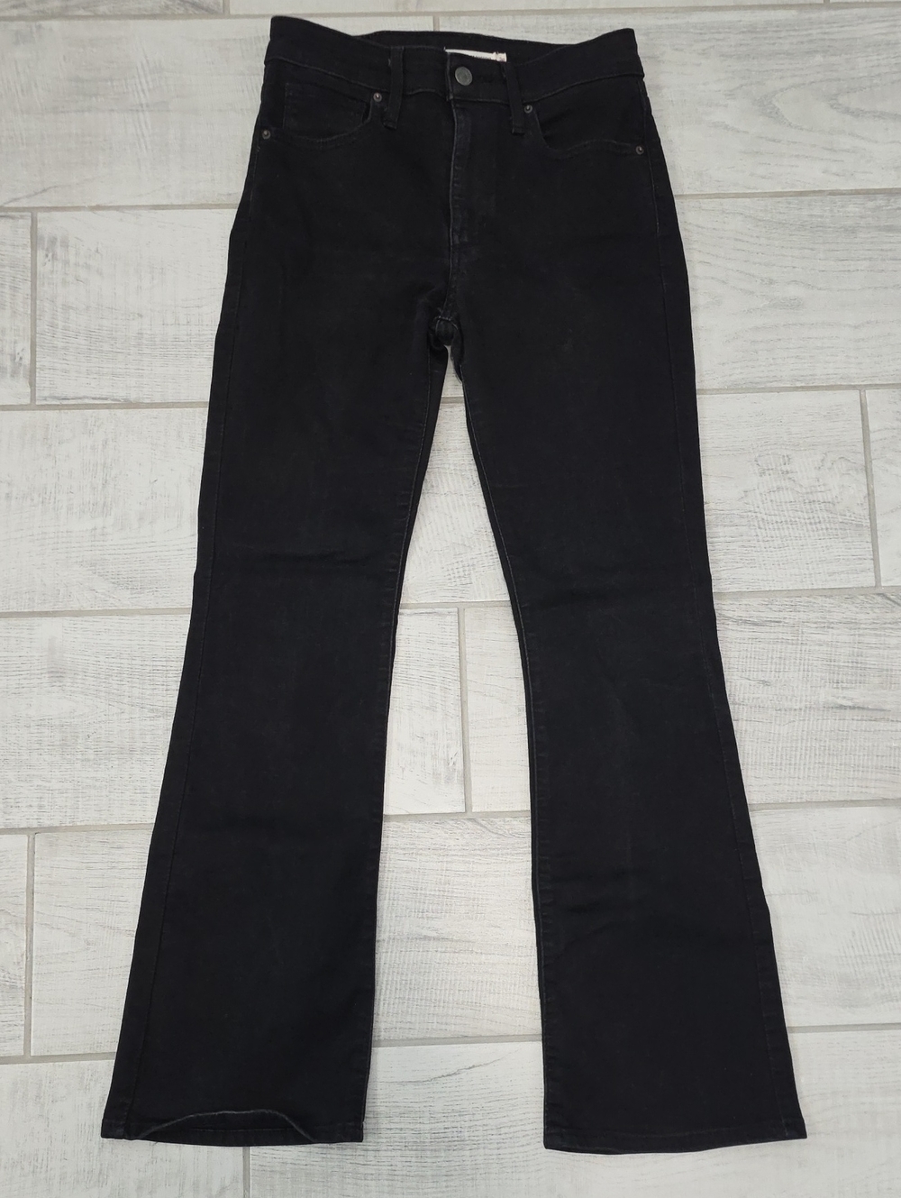 Levi’s High Rise Bootcut Jeans Women's Size 28 Black Stretch High Rise